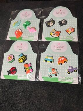 New Playground- Cat's, Dinosaurs, Bugs Butterfly Croc Charms 16 Target Bullseye